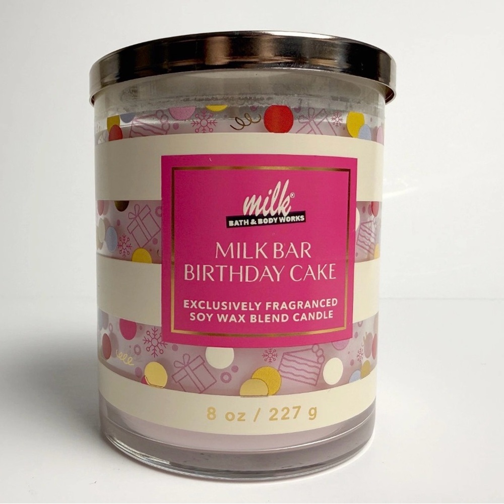 🎂 *Milk Bar Birthday Cake* Bath & Body Works Single Wick 8 oz Candle New